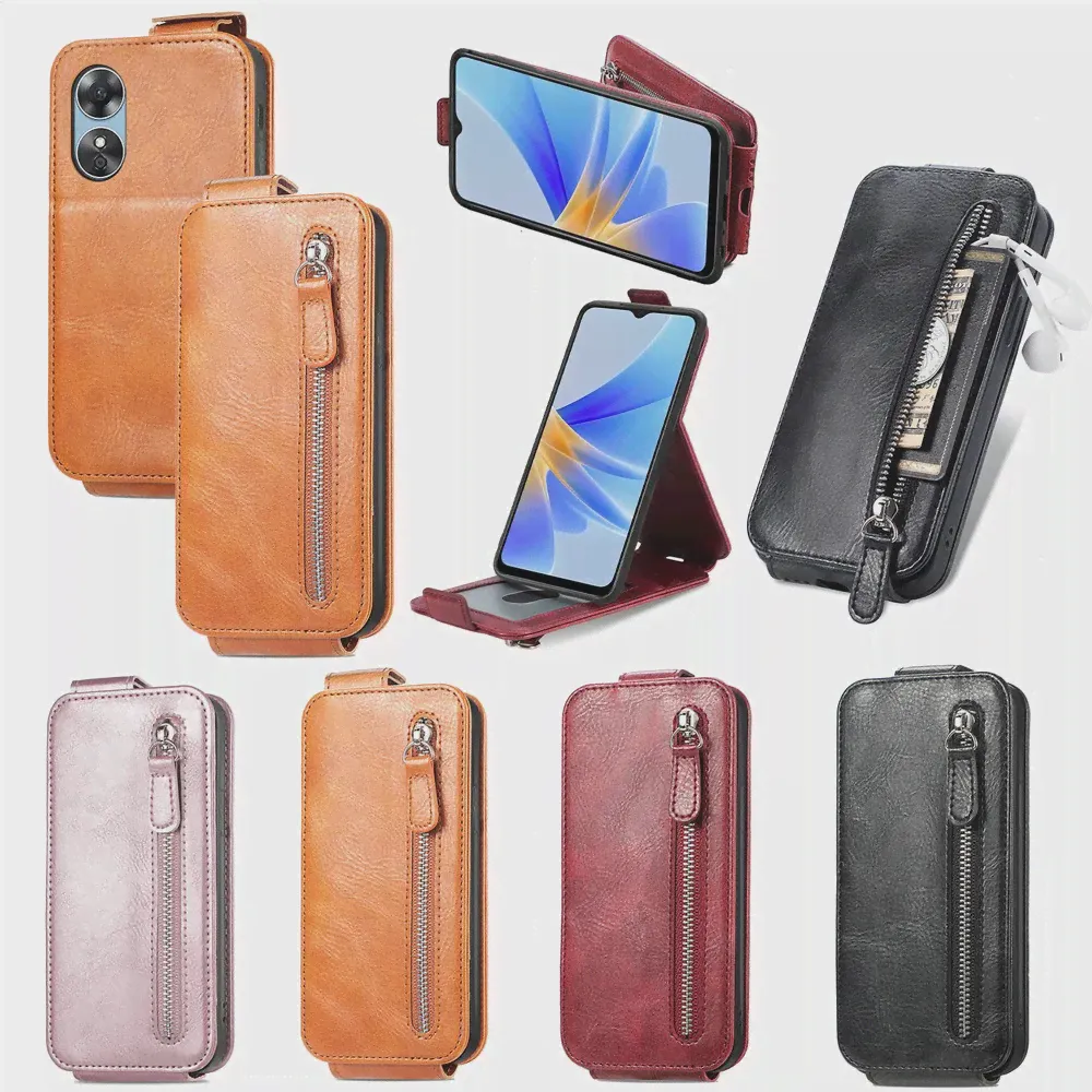 для OPPO A17 Чехол-книжка с откидной крышкой, чехлы для мобильных телефонов, чехлы Sunjolly для OPPO A17, чехлы
