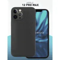 Матовый силиконовый чехол ROSCO для Apple iPhone 12 Pro Max (Айфон 12 Промакс, Эпл Айфон 12 Про Макс)