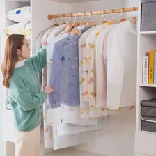 Пылезащитный защитный чехол для одежды, полностью закрытый чехол для одежды с застежкой-молнией, органайзер для одежды, подвесные органайзеры для одежды