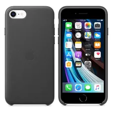 Кожаный чехол для iPhone SE, Чёрный