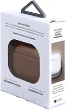 Чехол для наушников Uniq Terra для AirPods 3, кожа, коричневый