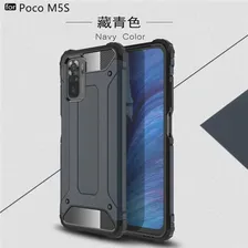 Для Xiaomi Poco M5S Чехол Для Poco M5S Cover Capa Сверхмощная Броня Противоударный ПК-Телефон Задний Бампер Жесткий Чехол Для Poco M5S Fundas