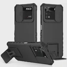 Для Xiaomi Poco M4 Pro 4G Защитный Чехол для объектива камеры Live Stand Чехол Для телефона Противоударный Чехол для Poco X4 Pro 4G/Poco X3 NFC