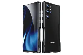 Металлический каркасный чехол MyPads для Samsung Galaxy S23 Ultra, ударопрочный алюминиевый бампер