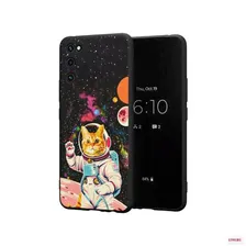 Силиконовый чехол Mcover для Samsung Galaxy S20 FE (Самсунг Галакси С20 ФЕ), The cosmonaut cat