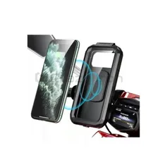 Чехол для смартфона HARD 90х167 с беспроводной зарядкой и креплением на руль