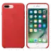 iPhone 8 Plus / 7 Plus кожаный чехол - красный