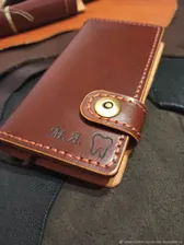 Чехол из натуральной кожи "LG V30+"