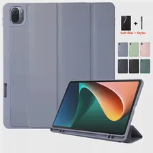 Планшет для Xiaomi Redmi Pad 10,6 Mi Pad 5 Pro Чехол с Откидной Подставкой Мягкая Задняя крышка из ТПУ для Redmi Pad 2022 Чехол для Xiaomi Pad 5 Чехол-накладка