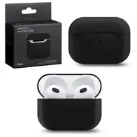 Чехол для AirPods 3 / Силиконовый чехол для AirPods 3, черный