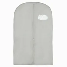Чехол для одежды с окном 60×140 см, спанбонд, цвет серый No brand