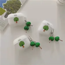 Чехол для наушников Bluetooth для Airpods 1/2/3/pro/pro2 Зеленый Защитный чехол для Apple Wireless Чехол для наушников Apple Airpods