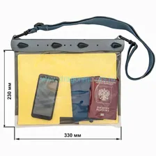 Водонепроницаемый чехол Aquapac D670 - Waterproof Documents Case (Cool Grey)
