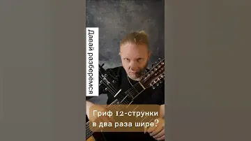 Разница 6 и 12 струнной гитары?