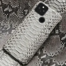 🛍 Оригинальный чехол для Google Pixel 6 5 Pixel 4 Pixel 4A из кожи питона, ударопрочный защитный чехол
