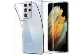 Силиконовый Чехол Для Samsung Galaxy S22/S22+/S22 Ultra Прозрачный