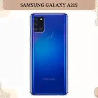 Силиконовый чехол на Samsung Galaxy A21s / Самсунг Галакси А21s, прозрачный