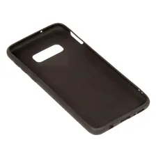 S10E Чехол для Samsung Galaxy S10E матовый силикон, черный