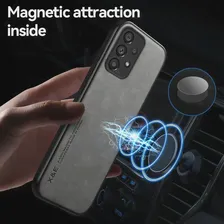 Для Huawei P60 Pro Автомобильный Держатель Магнитный Чехол Текстурный Кожаный Чехол Для Телефона Huawei P60/Huawei P50 P50 Pro/Huawei P40 Lite/P30 Lite