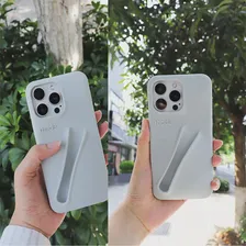 Силиконовый чехол для телефона с блеском для губ, розовая и серая помада, глянцевый клейкий чехол для губ, подходит для популярного оттенка губ, задняя помада на держателе для iPhone (art.: 3920c78fc9