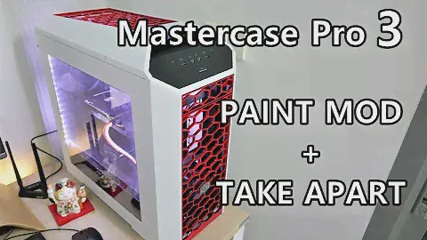 Mastercase Pro 3 Покрасьте мод и разберите корпус ПК
