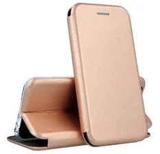 Чехол-книжка для Xiaomi Redmi Note 12 5G (Сяоми Ксиаоми Редми) ''ELLAGECASE'' Золотой