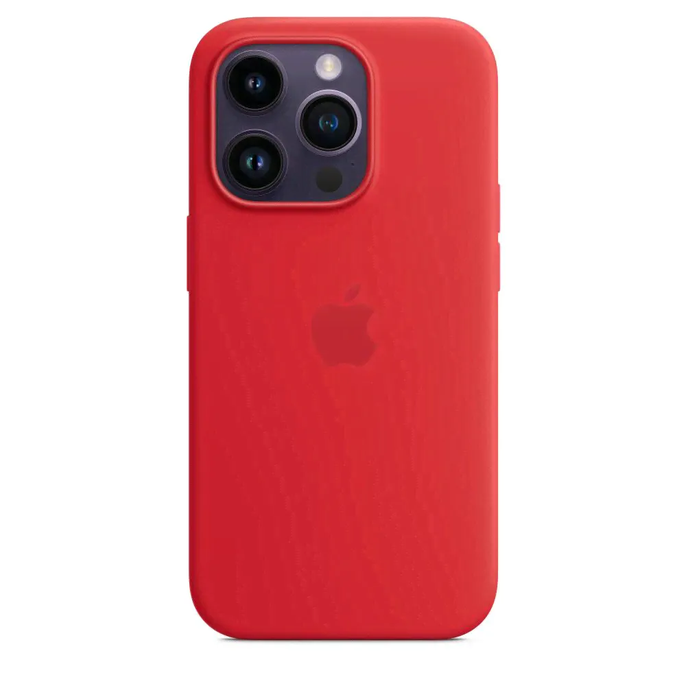 Силиконовый чехол с поддержкой MagSafe Apple для iPhone 14 Pro (PRODUCT)RED (Красный)
