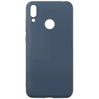 Защитный чехол для Huawei Y7 2019 / Защита от царапин для телефона Хуавей Вай7 2019 / Бампер / Накладка / Защитный чехол пластик, синий