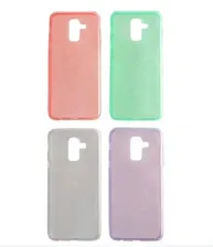 Чехол Samsung A6 Plus (2018) TPU с блеском