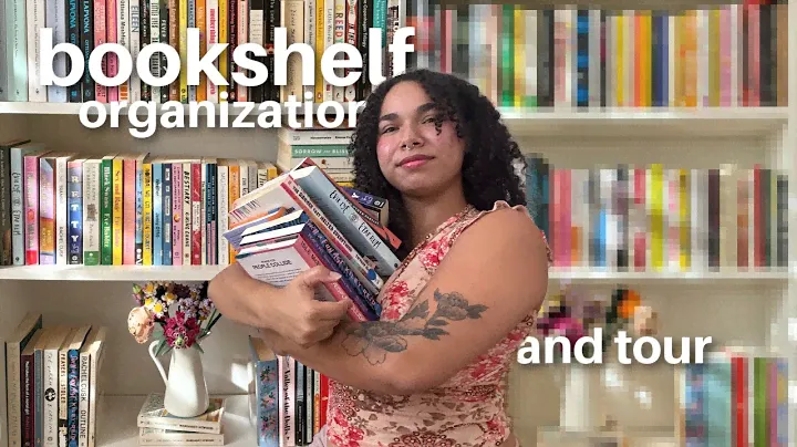 organizing my bookshelves + a bookshelf tour 📔⭐️