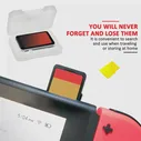 Для Nintendo Switch OLED Пластиковые защитные контейнеры Игровые аксессуары Контейнеры Чехол Противоударный контейнер для игральных карт Подходит