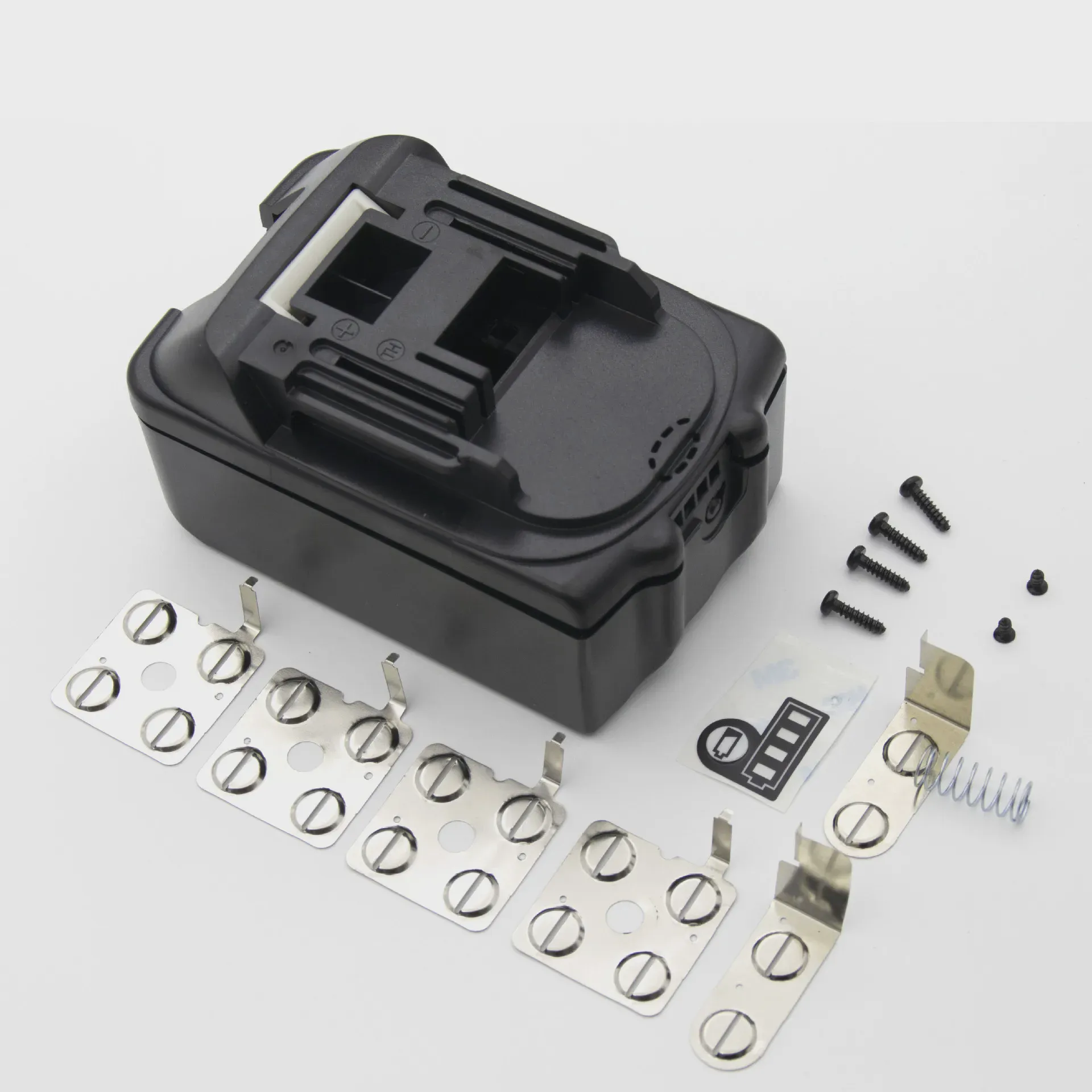 🛍 Новый чехол для аккумулятора 18650 для Makita 18 в с печатной платой и светодиодным индикатором, электроинструменты BL1850 BL1830, чехол для аккумулятора-0