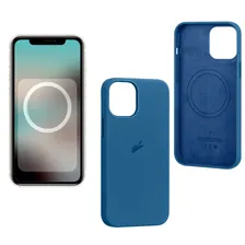 Чехол iPh 13 Pro Max Silicon Case 100% ORG Blue Jay (MagSafe + анимация NFC) c LOGO