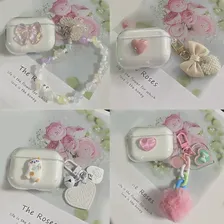 Для OPPO Enco buds 2 Чехол Милый Медведь/цветок Брелок в виде ракушки Прозрачный Силиконовый Чехол для Наушников для oppo enco buds чехол