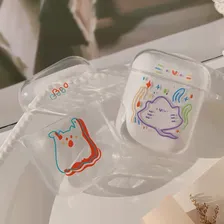 Ins art animal прозрачные чехлы для наушников Apple airpods 3 pro, чехлы для беспроводных наушников, силиконовый чехол для airpod 2/1 pro capa