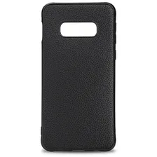 Чехол для Samsung Galaxy S10E Leather Premium (Черный)