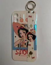 Чехол Cartoons с ремешком для iPhone 12 глянцевый