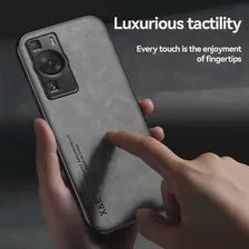 Для Huawei P60 Магнитный Чехол Из Матовой Кожи Huawei P50 P50 Pro Чехол Для камеры Противоударный Чехол Huawei P30 Lite P40 Pro Plus
