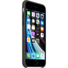 Чехол Apple для iPhone SE, кожа, черный