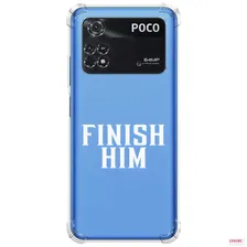Противоударный силиконовый чехол Cyberpunk 2077 на Xiaomi Poco M4 Pro 4G / Сяоми Поко M4 Про 4G
