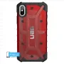 Чехол Urban Armor Gear Plasma Magma для iPhone X/XS красный прозрачный