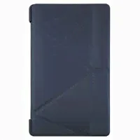 Защитный чехол на планшет Samsung Galaxy Tab A7 lite 2021/Самсунг Гелакси Таб А7 лайт силиконовая основа, складная подставка Y синий
