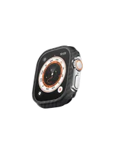 Кевларовый чехол Pitaka для Apple Watch Ultra (49мм) Черно-серая полоска
