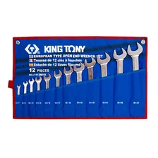 Набор рожковых ключей, 6-32 мм , чехол из теторона, 12 предметов 1112MRN King Tony