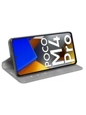 Brodef Wish чехол книжка для Xiaomi Poco M4 Pro 4G серый